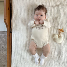 Load image into Gallery viewer, "Snuggle Buddy" Wrap Onesie - ONE 18M LEFT