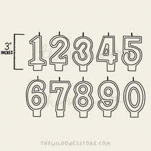 Load image into Gallery viewer, Number Birthday Candles - Rust