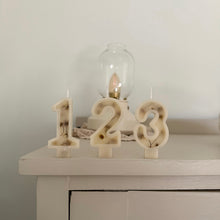 Load image into Gallery viewer, Number Birthday Candles - Chamomile Tea
