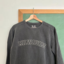 Load image into Gallery viewer, “Milwaukee” Outline Embroidered Crew - Pepper