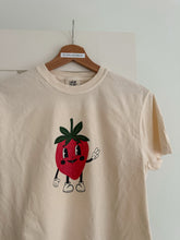 Load image into Gallery viewer, Retro Strawberry Toon - Boxy Tee