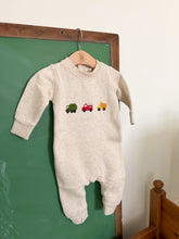 Load image into Gallery viewer, “Trucks” Embroidered Fleece Bodysuit