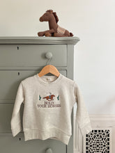 Load image into Gallery viewer, "Hold Your Horses" Toddler & Youth Embroidered Fleece Crewneck