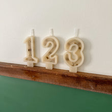 Load image into Gallery viewer, Number Birthday Candles - Chamomile Tea