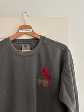 Load image into Gallery viewer, “Red Cardinal” Embroidered Crew