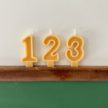 Load image into Gallery viewer, Number Birthday Candles - Honey