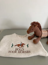 Load image into Gallery viewer, "Hold Your Horses" Toddler & Youth Embroidered Fleece Crewneck