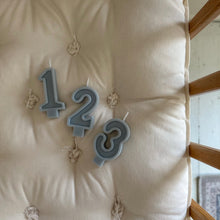 Load image into Gallery viewer, Number Birthday Candles - Powder Blue