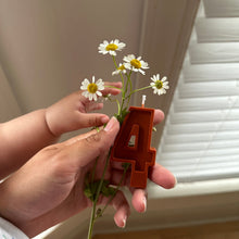 Load image into Gallery viewer, Number Birthday Candles - Rust