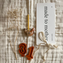 Load image into Gallery viewer, Number Birthday Candles - Rust