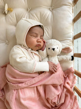 Load image into Gallery viewer, Blush Stitch Waffle Bonnet