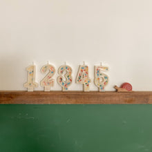 Load image into Gallery viewer, Number Birthday Candles - Frosting & Sprinkles (primary colors)
