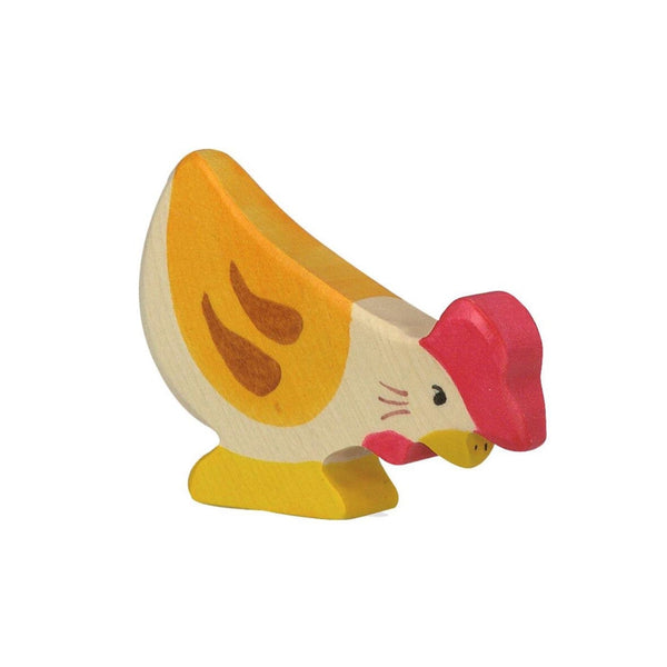 Hen, pecking | Holztiger Wooden Toy