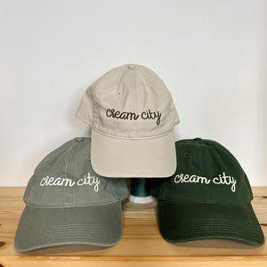 “Cream City / Milwaukee” Double Embroidered Cap