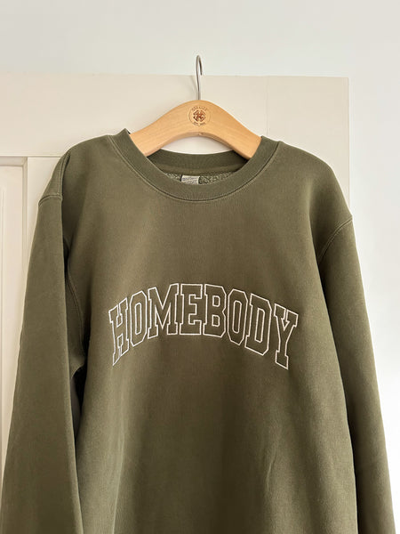 “Homebody” Adult Crew - Olive
