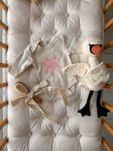 Load image into Gallery viewer, Sawtooth Star Quilt Onesie | Dusty Pink
