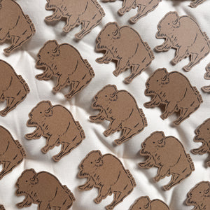 Bison "Stay Wild" - Kraft Sticker