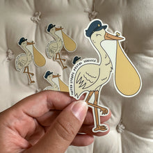 Load image into Gallery viewer, “United Storks Postal Service” Vinyl Sticker
