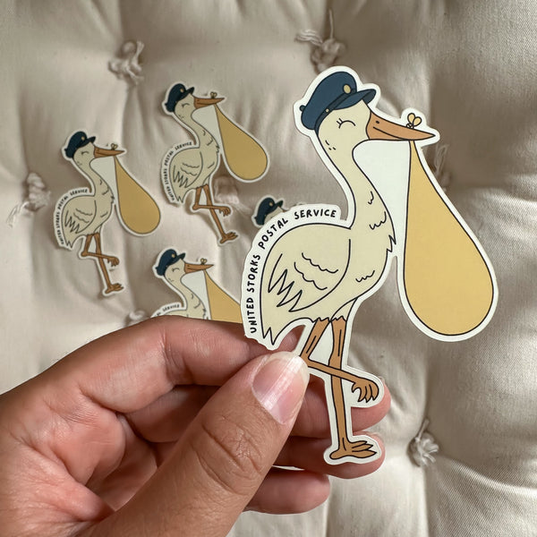 “United Storks Postal Service” Vinyl Sticker