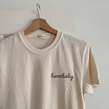 Load image into Gallery viewer, “Homebody&quot; Embroidered Tee
