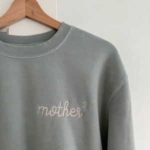 "Mother” Embroidered Adult Crew