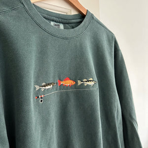 “Gone Fishing” Adult Crew - Alpine