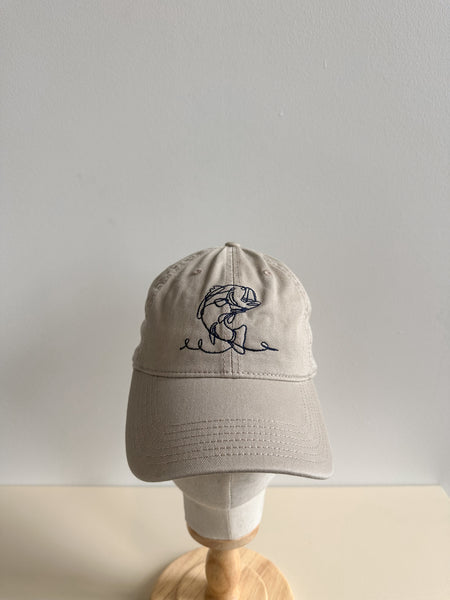 “One Line Bass” Embroidered Cap