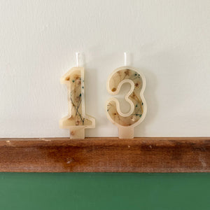 Number Birthday Candles - Winter Incapsulated