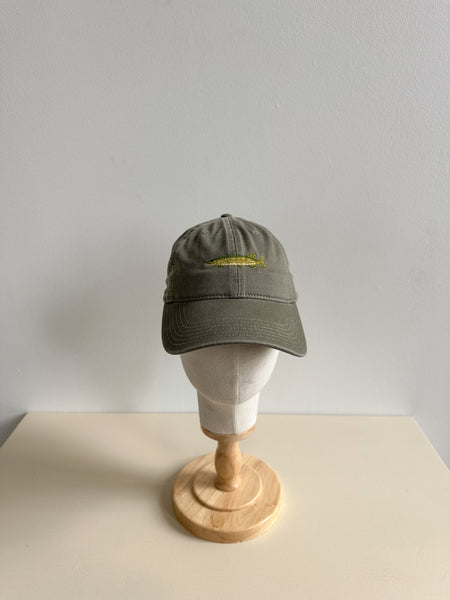 Pikefish Embroidered Cap - Moss Green