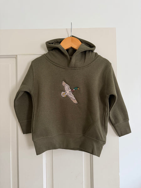 Mallard Embroidered Fleece Hoodie