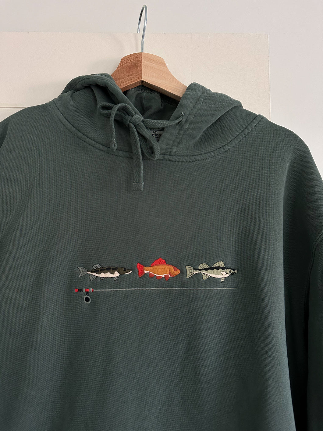 “Gone Fishing” Adult Hoodie - Alpine