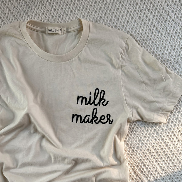 “Milk Maker" Tee (V2 milk drop)