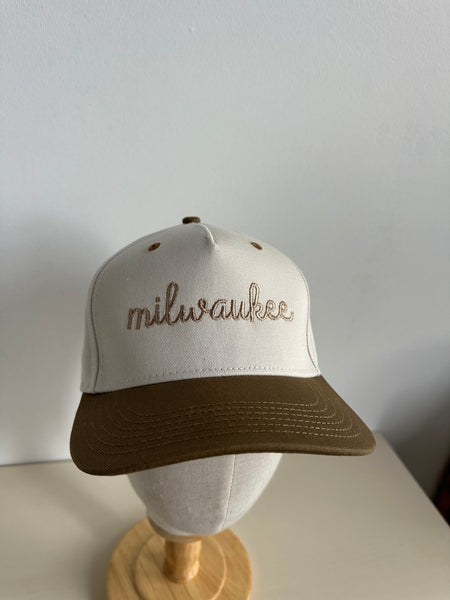 “Milwaukee” Embroidered Heritage Caps