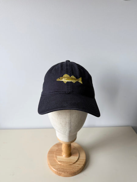 Walleye Fish Embroidered Cap - Khaki