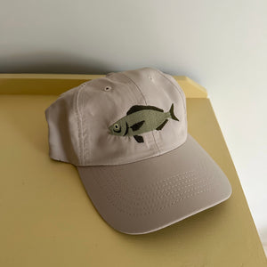 Embroidered Fish Cap