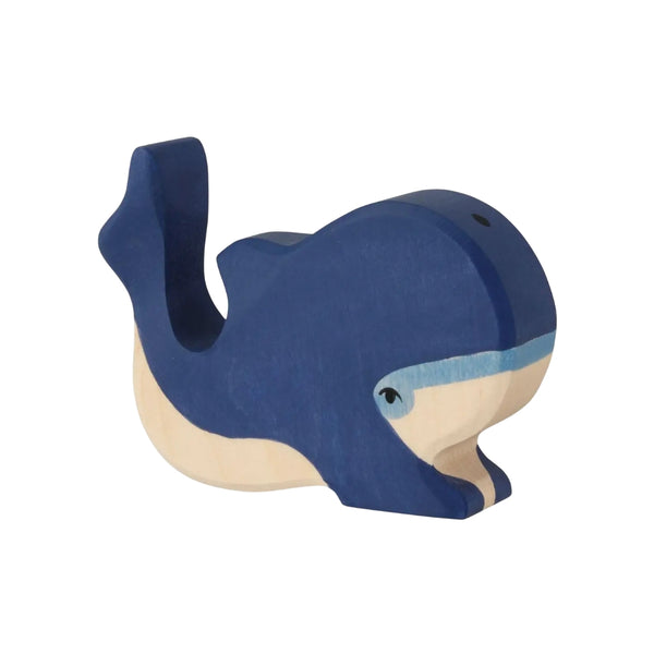 Small Blue Whale | Holztiger Wooden Toy