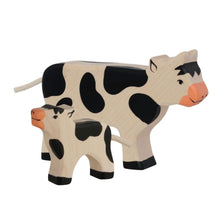 Load image into Gallery viewer, Calf, Black | Holztiger Wooden Toy
