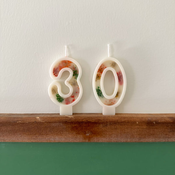 Number Birthday Candles - Summer Incapsulated