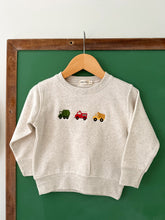 Load image into Gallery viewer, “Trucks” Embroidered Fleece Crewneck
