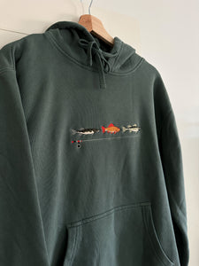 “Gone Fishing” Adult Hoodie - Alpine