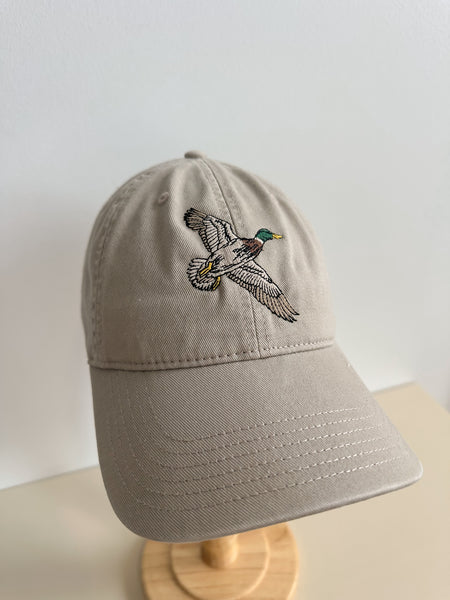 Mallard Embroidered Cap - Khaki