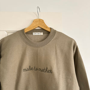 “Made to Mother” Adult Crew - Basil