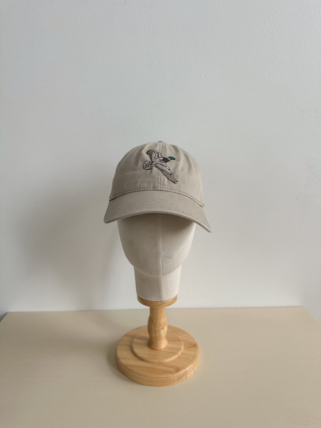 Mallard Embroidered Cap - Khaki