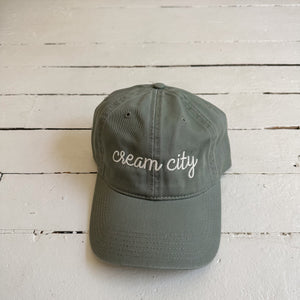 “Cream City / Milwaukee” Double Embroidered Cap