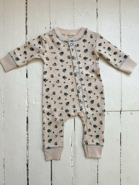 Blueberries - Button Down Bodysuit