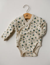 Load image into Gallery viewer, Blueberries - Long Sleeve Wrap Onesie
