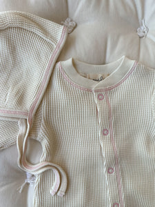 Blush Stitch Waffle Thermals