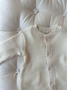 Blush Stitch Waffle Thermals