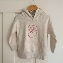 Load image into Gallery viewer, Red Santa Embroidered Fleece Hoodie
