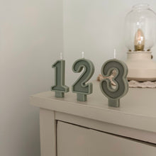 Load image into Gallery viewer, Number Birthday Candles - Sage
